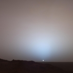 Coucher de Soleil sur Mars
