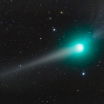 Les deux queues de la comète Lulin