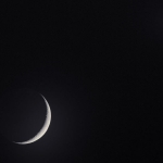 Lune et Vénus en croissant