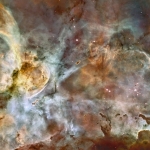 Panorama de la nébuleuse de la Carène par Hubble