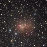 IC 10, galaxie à sursaut de formation d'étoiles