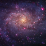 Les brillantes nébuleuses de M33