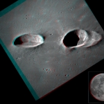 Les cratères de Messier en relief
