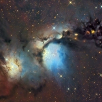 M 78 et les nuages de poussière d'Orion