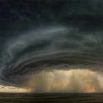 Un orage supercellulaire au-dessus du Montana