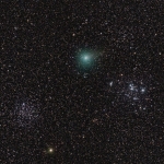 La comète Hartley 2 parmi les amas