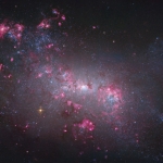 NGC 4449, gros plan sur une petite galaxie