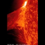 Une éruption solaire filmée par SDO