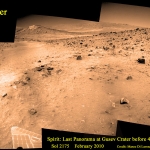 Le dernier panorama de Spirit sur Mars