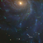 Une supernova dans la galaxie M101