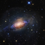 NGC 3521, galaxie dans une bulle
