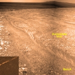 Une veine peu commune sur Mars
