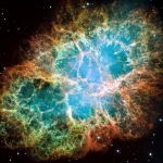 La nébuleuse du Crabe vue par Hubble