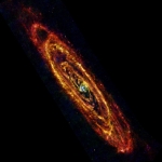 Andromède vue par Herschel