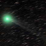 La comète Lemmon près du pôle céleste sud