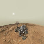 Autoportrait panoramique de Curiosity