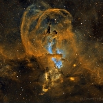 La région de formation d'étoiles NGC 3582