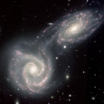 Galaxies en collision