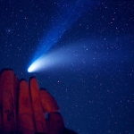 La comète Hale-Bopp au-dessus d'Indian Cove