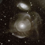 Courants d'étoiles autour de NGC 474