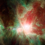 La nébuleuse d'Orion vue par Spitzer