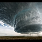 Un orage supercellulaire au-dessus du Wyoming