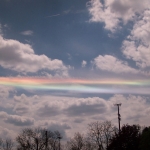 Un nuage iridescent sur l'Ohio