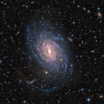 Galaxie spirale dans le Paon