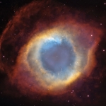 Helix par les télescopes Blanco et Hubble