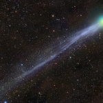 La queue de la comète Lovejoy