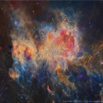 Orion en infrarouge par Wise