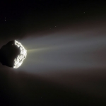 La comète Churyumov Gerasimenko dégaze