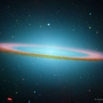 La galaxie du Sombrero en infrarouge