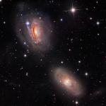 NGC 3169 part en vrille