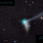 La comète Catalina du côté de M101
