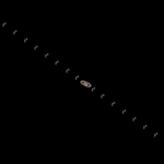 L'ISS éclipse Saturne