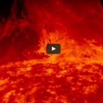 Eruption d'une protubérance solaire