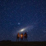 La galaxie d'Andromède se lève sur la Colombie