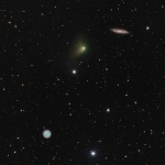 La comète, la chouette et la galaxie