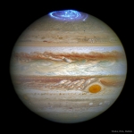 Aurores polaires sur Jupiter