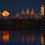 Philadelphie et la Pleine Lune du périgée