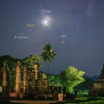 Supernova au-dessus de la Thaïlande