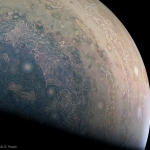 Fascinants nuages dans l'hémisphère sud de Jupiter