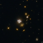 Quatre images du même quasar