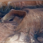 Glissement de terrain dans Hebes Chasma