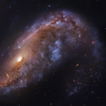 NGC 2442, crochet galactique