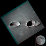Les cratères Messier en relief