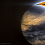 Vénus la nuit, vue dans l'infrarouge par Akatsuki