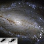 NGC 613, sa poussière, ses étoiles et sa supernova