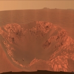 Le cratère Intrepid sur Mars